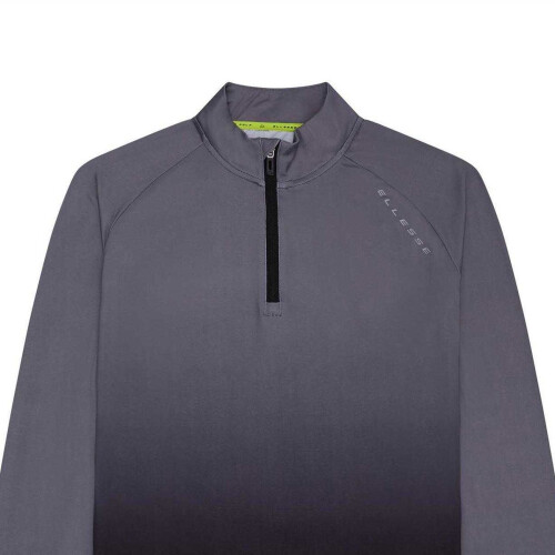 Ellesse (M, Grey) Ellesse Mens Ombre Half Zip Jumper 2