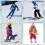 Ski Tip Connector Clip for Snowboard, Adjustable Durable 5