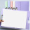 A3 Plastic File Folder with Metal Clip Frosted Waterproof 1 5