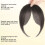 Medium Brown Fake Bangs Human Hair Wispy Fringe 5