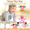 Giraffe speelgoed voor baby's – zingend en dansend knuffeldier 3