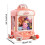 Pink Portable Claw Machine Toy USB-Powered 12.2x7.5x6.7 in 2