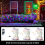 Sreangán Soilse Sí Cásca Pastel 32.5ft 100LED 16 Mód 5