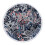 Rond strandhanddoek van microvezel met print, sneldrogend. 2
