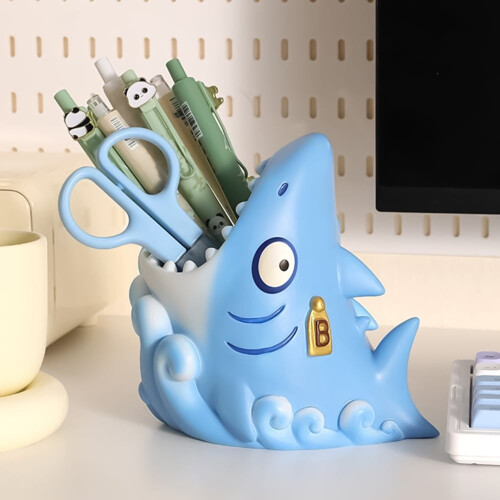 Θήκη οδοντόβουρτσας Shark Resin για παιδιά και ενήλικες 2