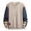 Men's Graphic Long Sleeve Pullover Sweatshirt Color Block 2