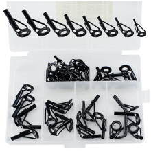 40pcs Rod Tip Guide Kit for Saltwater & Freshwater Fishing