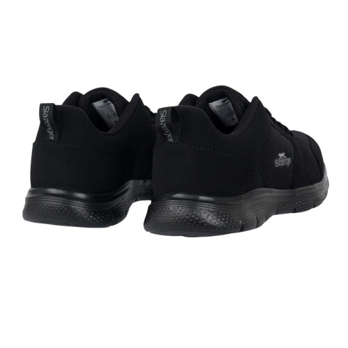 Slazenger (6.5 UK, Black) Slazenger Boys Force Leather Trainers 1