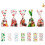 Sacos de celofane para presentes de Natal, 12,7 x 25,4 cm (5 x 10 polegadas), pacote com 50 unidades. 4