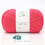 Handgestricktes Baumwollgarn, Wassermelonenrot, 100 g 2