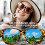 Polarized Sunglasses UV400 Protection Round Cat-Eye 1 Pair 3