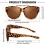 Polarized Sunglasses UV400 Protection Round Cat-Eye 1 Pair 6