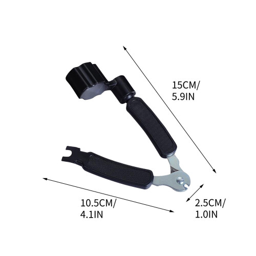 Guitar String Changing Tool with Winding Pliers and Pin 2