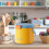Portable Ice Cube Storage Bin Clear 5L with Lid 5