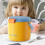 Portable Ice Cube Storage Bin Clear 5L with Lid 6