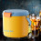 Portable Ice Cube Storage Bin Clear 5L with Lid 7