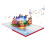 Musical Christmas Greeting Card 3D Popup 4
