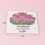 Χειροποίητη κάρτα Pink Rose Pop Up 3D με ευχετήρια κάρτα 7