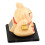 Mini Solar Lucky Cat Car Decoration Yellow 5
