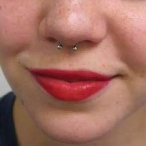 Surgical Steel Internally Threaded Septum Ring 1.0 x 6 mm 2