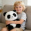 Panda-Plüschtier, weich, großer Kopf, 30 cm 8