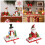 Christmas snowman resin stocking hanger 1 piece 2