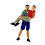 Miniature Painted People Figures 1:64 Scale Desktop Ornament 4
