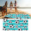 Serviette de plage absorbante à séchage rapide, imprimée, 76 x 152 cm 2