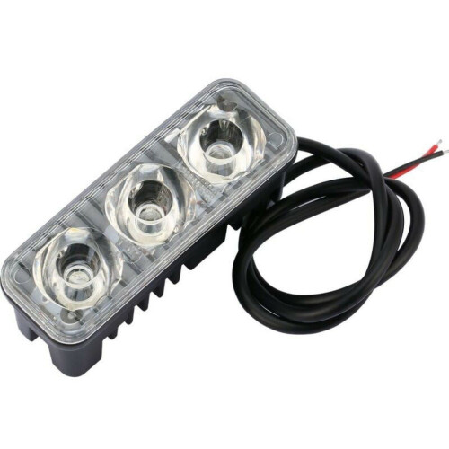 Car DRL Fog Lamp Super White 3LED 2-Pack 1