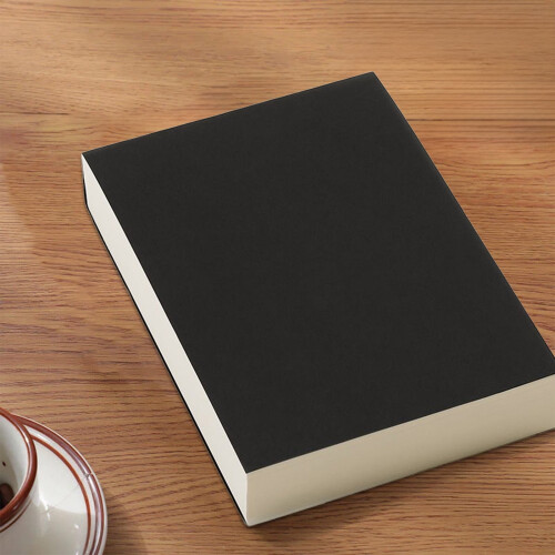 Black Thick Sketch Book Spiral Bound 250 Sheets 8x10 Inch 1