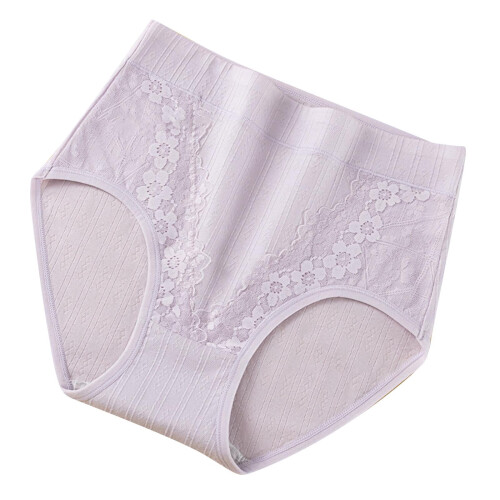 Women's High Waist Cotton Floral Briefs Full Coverage 2