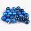Christmas Ball Ornaments Shatterproof Blue Plastic 24 Pack 2