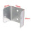 Galvanized Fence Panel Clips 32mm-50mm 10 Pack 2