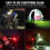LED-hodelykt 1000Lm 230 bredstråle USB-oppladbar 7