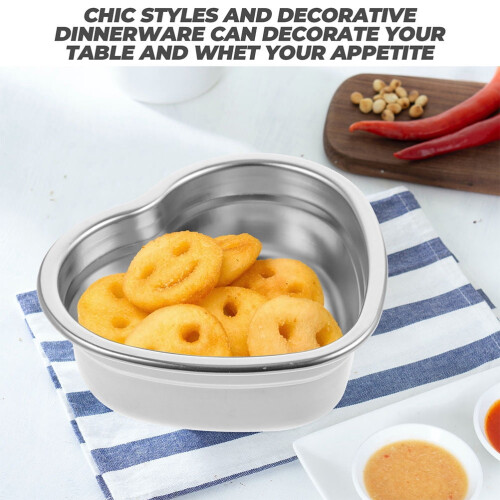 Heart-Shaped Plate Bowl Set 1 1