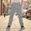 Pantalon chino gris extensible pour garçon avec poches 6