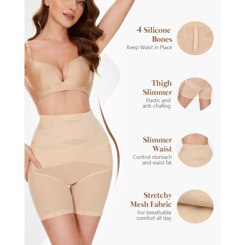 Shapewear Magkontroll Shorts Hög Midja 1 Par 2