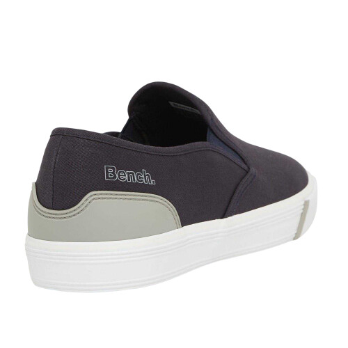 Bench (10 UK, Navy) Bench Mens Plain Slip-on Flat Trainers 1
