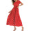 Boho maxi-jurk voor dames met stippenprint 4