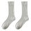 Warm Socks for Women Solid Color Ice Silk Pile Gray One Size 2