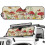 Parasol plegable con estampado de setas para parabrisas de Jeep 2