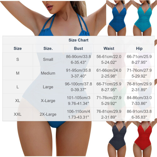 Γυναικείο ολόσωμο μαγιό Tummy Control με V λαιμόκοψη και σούρες 1