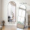 Full Length Arch Floor Mirror Black 71x26 Inch 7