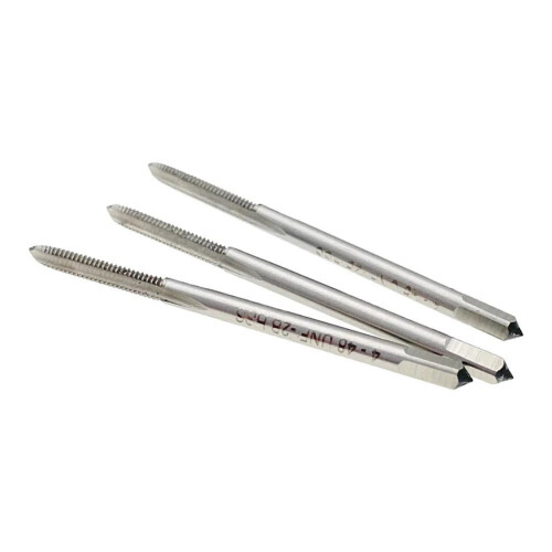 3Pcs4x48Thread4 - 48Tap Set4-48Hand Tap RH Thread3Flutes Right Hand 1