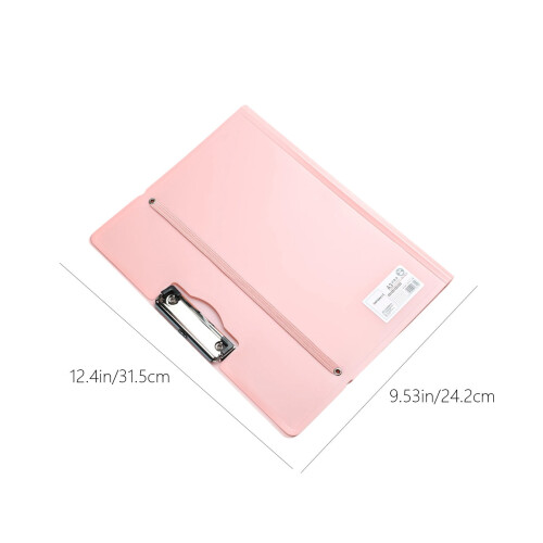 Plastic file folder with A3 acrylic board 12.4x9.5 inch 2