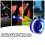 Light Up Quad Roller Skate Wheels with Bearings 32 pcs 1.3 4