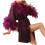 Women's Lightweight Feathered Robe Purple 2X 6