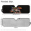 Foldable Frog American Flag Car Sun Shade UV-Blocking for 5