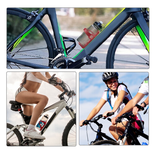 Bicycle Drink Holder Red Plastic 2 Pcs 2
