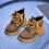Boys Winter Boots Leather Side Zipper Short Boots 4